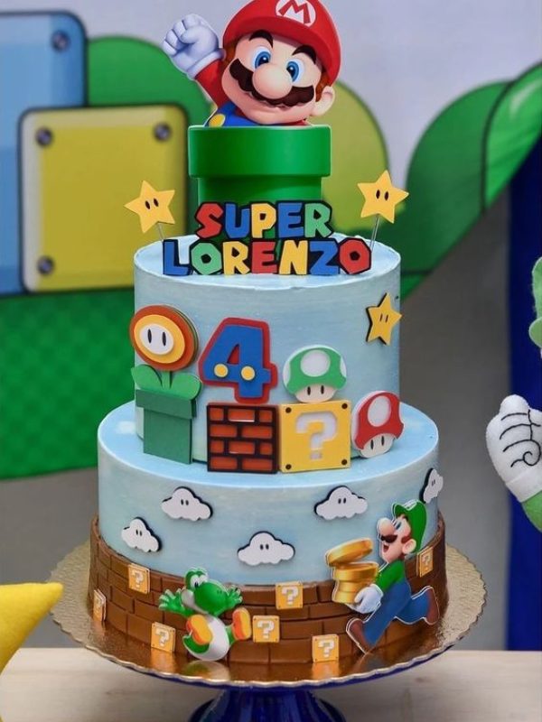 super mario cake party 2